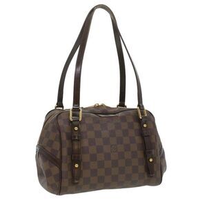 LOUIS VUITTON Damier Ebene Rivington PM Hand Bag